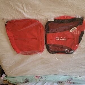 Velata Red and Black Travel Organizers
